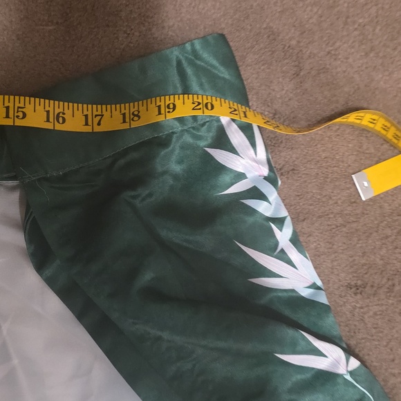 Chinese Hanfu Elegant Green Floral Women's Skirt - Picture 6 of 6